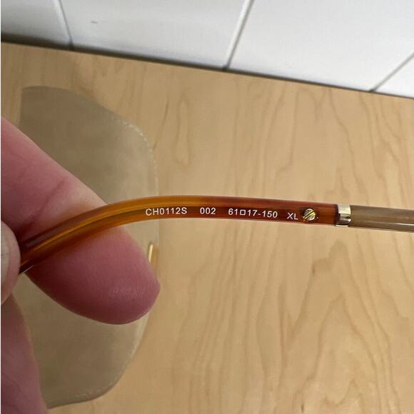 DISCONTINUED Chloe Oversized Sunglasses ULYS CH0112S - Picture 3 of 9